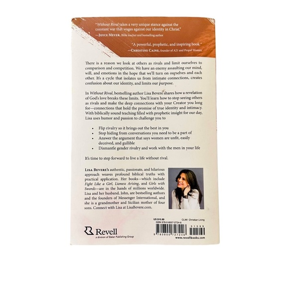 "Without Rival” Book by Lisa Bevere Christian Evangelical Author - Picture 3 of 5